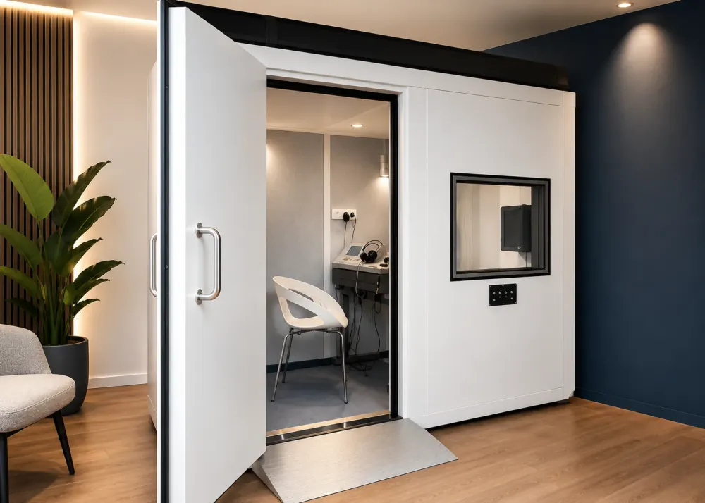 Cabine audiométrique insonorisée du centre